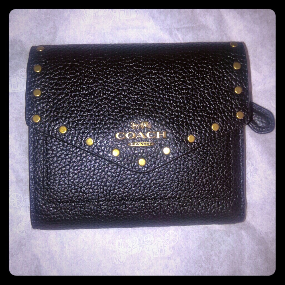 Authentic Coach Leather Wallet